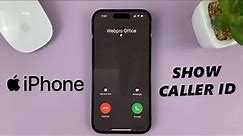How To Show Caller ID On iPhone | Unhide iPhone Caller ID