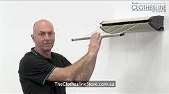 How to Install Hills Retractable Wall Mount Clothesline