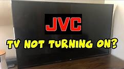 How to Fix Your JVC TV That Won't Turn On - Black Screen Problem