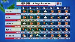 [FULL HD] NHK WORLD PREMIUM - World Weather / ワールドウェザー - With Relaxing music