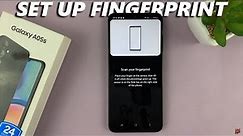 How To Set Up Fingerprint On Samsung Galaxy A05s