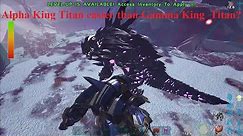 Solo Alpha King Titan ARK Survival Evolved Extinction Boss solo