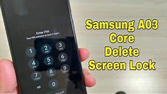 Hard Reset Samsung A03 Core (SM-A032F). Unlock pattern, pin, password lock.