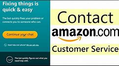 How to chat with Amazon Customer service