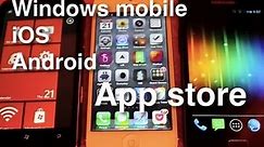 Windows mobile vs iOS vs Android - App store