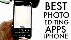 Best FREE Photo Editing Apps For iPhone! (2022)