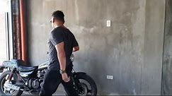 DIY home-made Motorcycle Shed