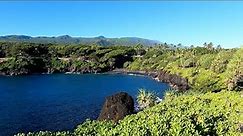 Wai'anapanapa State Park, Black Sand Beach, Hana, Maui, Hawaii - Road to Hana