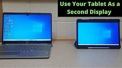 How To Use Your Samsung Android Tablet As a Second Display Wirelessly - Use Windows On Your Tablet
