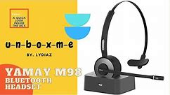Yamay M98 Bluetooth Headset Unboxing (Yamay Bluetooth Kopfhörer)