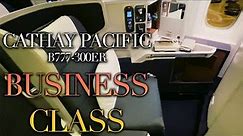Cathay Pacific B777-300ER Business Class - Brisbane to Hong Kong
