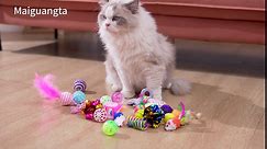 12PCS Cat Mouse Toys,Faux Fur Cat Mice Toys with Plastic Body, Interactive Catnip Toys for Indoor Cats,Perfect for Kittens, Cats, and Puppies!…