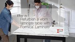 DIY with Formica Group: How to Refurbish a Worn Laminate Table