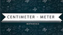 How to convert: centimeters(cm) into meters(m) and meters(m) into centimeters(m)
