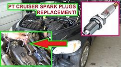 Chrysler Pt Cruiser Spark Plugs Removal and Replacement! 2001 - 2009
