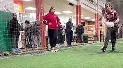 a classic softball pitching drill that we love! (unsure if the girls love it as much as us😂😂) #teamnitro #fastpitch #softball #pitching #pitchingdrills #softballpitcher #softballpitching