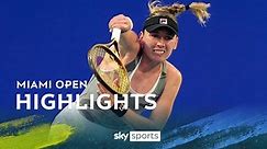 Ekaterina Alexandrova vs Jessica Pegula | Miami Open highlights
