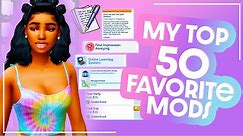 MY TOP 50 FAVORITE MODS FOR THE SIMS 4 WITH LINKS ⭐DEESIMS MODS FOLDER⭐