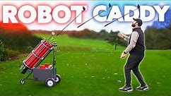 Golfing with a ROBOT Caddy (it ejects your club!)