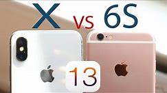 iPhone X Vs iPhone 6S On iOS 13! (Speed Comparison) (Review)