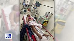 Young athlete breaks both legs after cliff jumping
