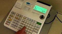How To Program Shop Name On Till Receipt Casio SE-S300 / SE-S2000 / PCR-T2100 / PCR-T2200