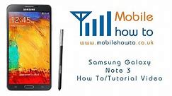 How To Set Your Voicemail / Answerphone - Samsung Galaxy Note 3