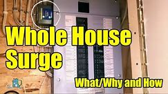 Lets' take a brief look at Whole House Surge Protection. What, why and how.