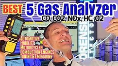 Best 5 Gas Analyzer for Automotive Emissions (CO, CO2, HC, NOx, O2)