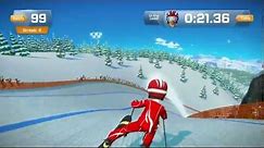 Skiing Perilous Pass track Kinect Sports Season Two Xbox 360 720P gameplay