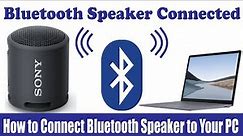 How to Connect Bluetooth Speaker to Your Laptop or PC