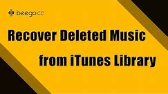 How to Recover Deleted Music from iTunes Library? [Recoverit Data Recovery]