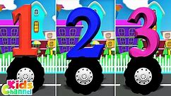 Numbers On Wheels Learning Videos For Children