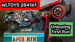 WLTOYS 284161 4WD 1:28 rc car - unboxing and first run the best home buggy