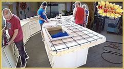 Complete Build of Concrete Countertop | Full Version of Completed Project DIY