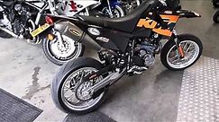 KTM LC4 640 SUPERMOTO - TWIN AKRAPOVIC EXHAUSTS - FOR SALE