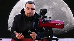 Attach & Focus a Dslr with a Newtonian Telescope: Skywatcher Heritage 100/400