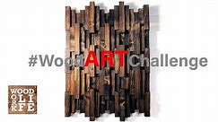 DIY Wooden Wall Art - JUST TWO 2 x 6s! | Woodworking Builds