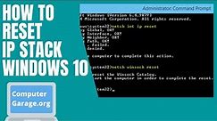 How to Reset IP Stack Windows 10 {The Easy Way}