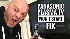 Panasonic Viera Plasma TV Won’t Start - Solution And Fix - TXP42S20B - TV Remote Not Working