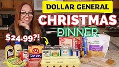 $25 Dollar General Christmas Dinner!