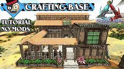 Ark: Survival Evolved - How to Build a Crafting Base - Villa Design (No Mods)