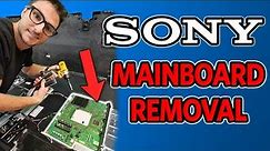 Sony XBR-55X850D and XBR-65X850D Mainboard Removal