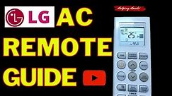 How to use LG AC remote | LG Air Conditioner Remote manual | LG AC remote full guide [Hindi]