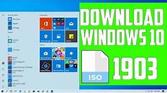 How To Download Windows 10 Version 1903 ISO | Tricknology