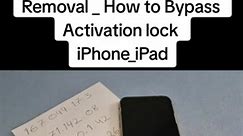 Simple iCloud Unlock 2024!! Permanently iCloud Removal _ How to Bypass Activation lock iPhone_iPad #icloud #icloudunlock ##icloudbypass #icloudremoval #howto ##unlock ##unlockiphone #iphoneunlock #iphoneunlocking #iphone #iphonetricks ##iphonetips #iphonehack #hack #lifehack #fyp #foryou #trending #viralvideos #dute #tiktok #cooltricks #xyzbca #follow #like