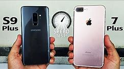 Samsung S9 Plus vs iPhone 7 Plus in 2022 | SPEED TEST!