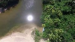 Trinidad blanchisseuse beach drone shots