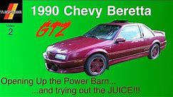 1990 Chevy Beretta GTZ - Finally open up the hood and look at the horses...and add a battery.