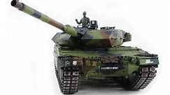 Tanque Rc Henglong Leopard 2a6 1/16 Humo Airsoft 6mm Sonido - $ 499.957,5
